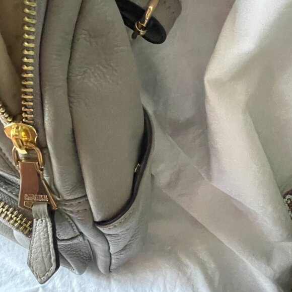 Aimee Kestenberg Collection pebbled leather backpack NWT main image 6